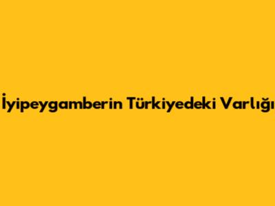 İyipeygamber'in Türkiye'deki Varlığı