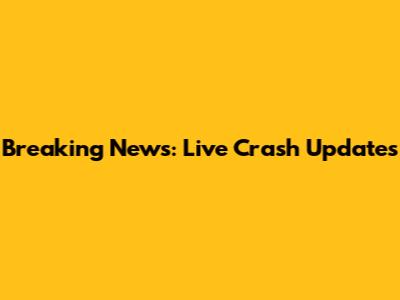 Breaking News: Live Crash Updates