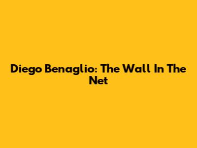 Diego Benaglio: The Wall In The Net
