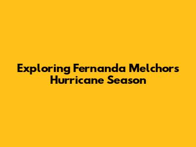 Exploring Fernanda Melchor's 'Hurricane Season'