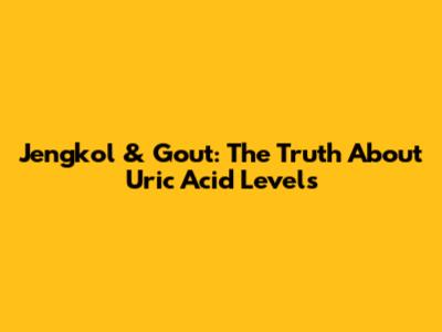 Jengkol & Gout: The Truth About Uric Acid Levels