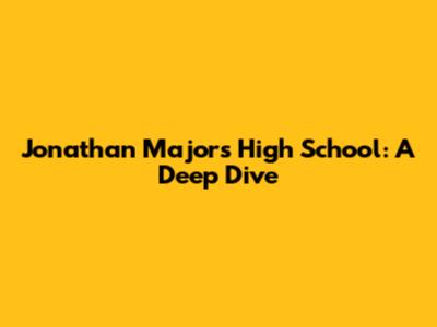 Jonathan Majors' High School: A Deep Dive