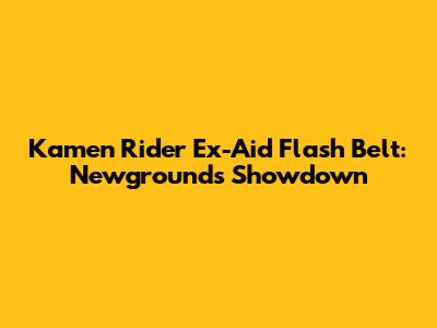 Kamen Rider Ex-Aid Flash Belt: Newgrounds Showdown
