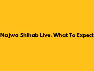 Najwa Shihab Live: What To Expect
