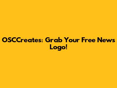 OSCCreates: Grab Your Free News Logo!