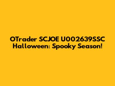 OTrader SCJOE U002639SSC Halloween: Spooky Season!