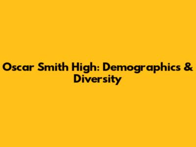 Oscar Smith High: Demographics & Diversity