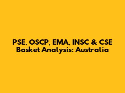 PSE, OSCP, EMA, INSC & CSE Basket Analysis: Australia
