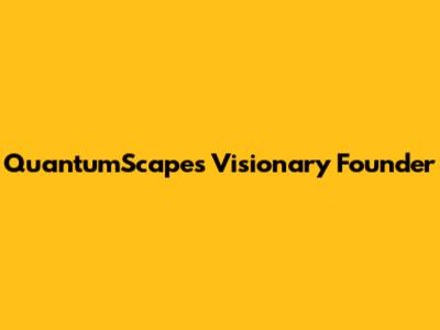 QuantumScape's Visionary Founder