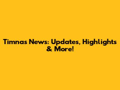 Timnas News: Updates, Highlights & More!