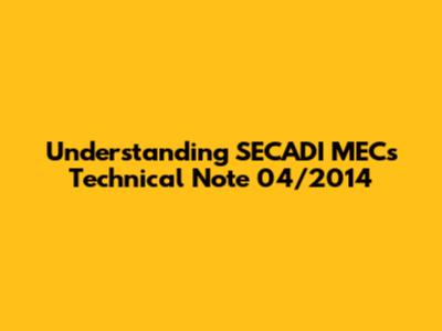 Understanding SECADI MEC's Technical Note 04/2014