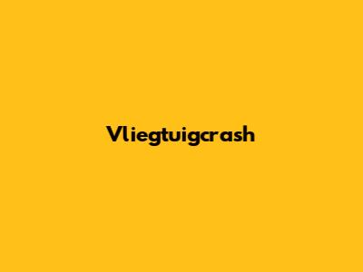Vliegtuigcrash